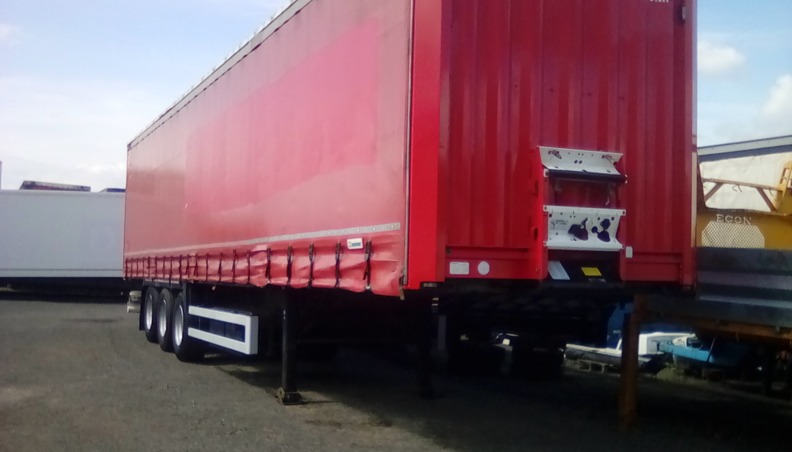 KRONE COIL CARRIER EUROLINER CURTAINSIDER TRAILER